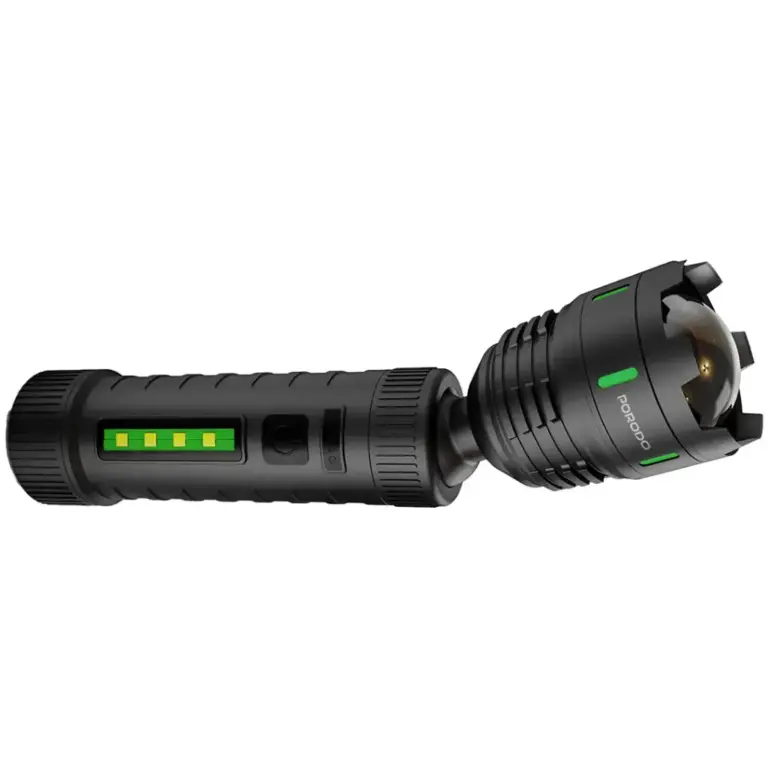 Porodo Lifestyle Orbit Multi-Color Laser Torch with Power Bank Function