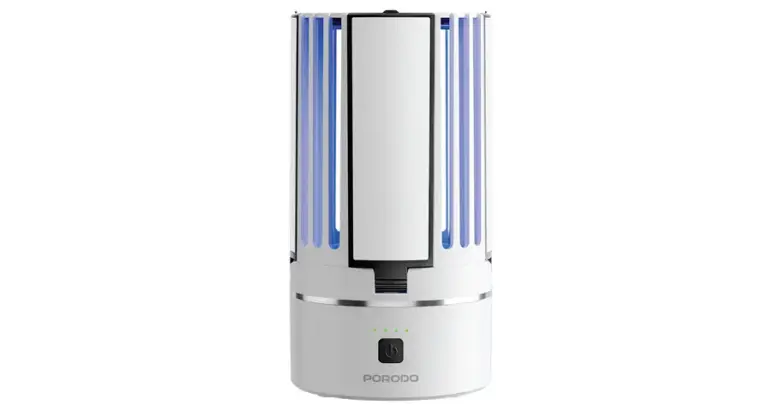 Porodo Lifestyle Portable 2-in-1 Insect Killer Lamp with Safe & Silent Operation
