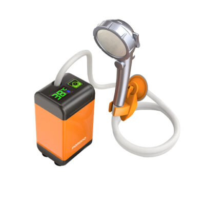 Porodo Lifestyle Portable Electric Shower Pump - Orange