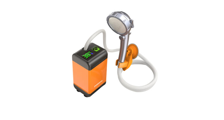 Porodo Lifestyle Portable Electric Shower Pump - Orange