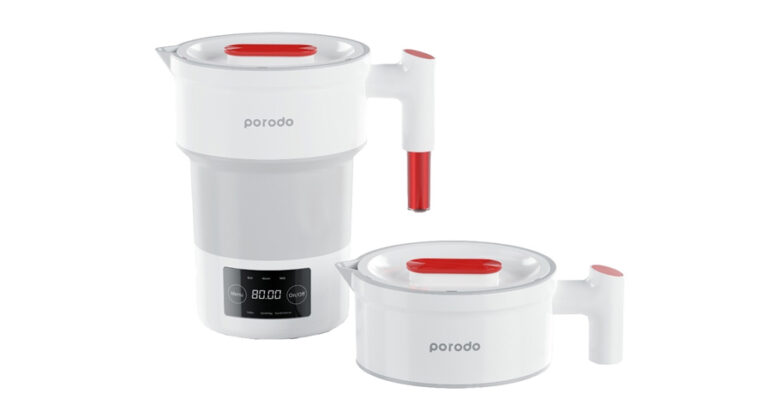 Porodo Lifestyle Portable Folding Electric Kettle