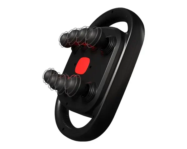 Porodo Lifestyle Power Pulse 8-Head Massage Gun with Red Light Therapy