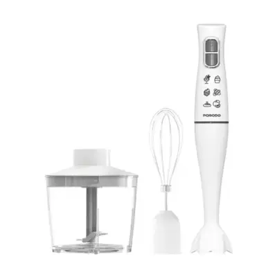Porodo Lifestyle Powerful Hand Blender Food Chopper & Whisker