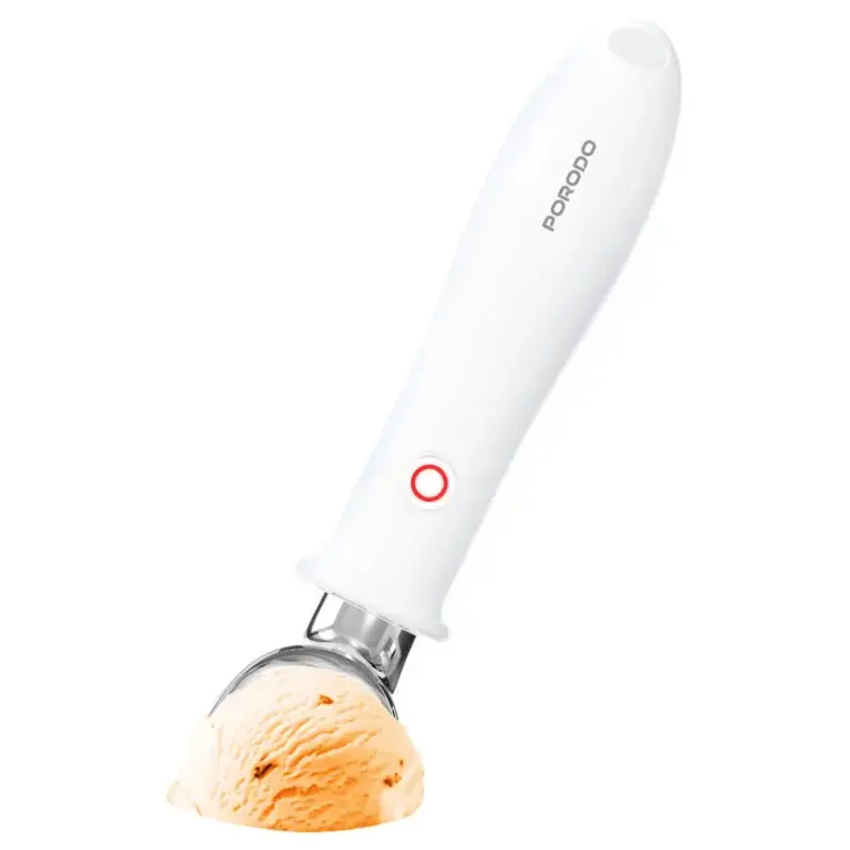 Porodo Lifestyle Rechargeable Heated Ice-Cream Scoop with Safety Switch Lock
