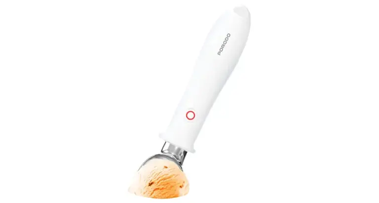 Porodo Lifestyle Rechargeable Heated Ice-Cream Scoop with Safety Switch Lock