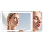 Porodo Lifestyle Shinevibe LED Car Makeup Mirror - Clear