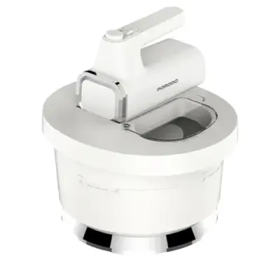 Porodo Lifestyle Spill-Proof Dual Mode Mixer - White/Silver
