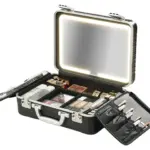 Porodo Lifestyle Travel Makeup Case with Detachable LED Mirror