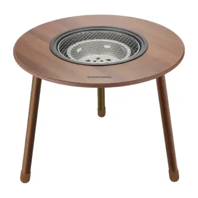 Porodo Lifestyle Tripod-Base Outdoor Round Grill Table