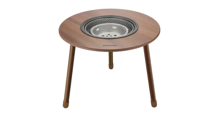 Porodo Lifestyle Tripod-Base Outdoor Round Grill Table
