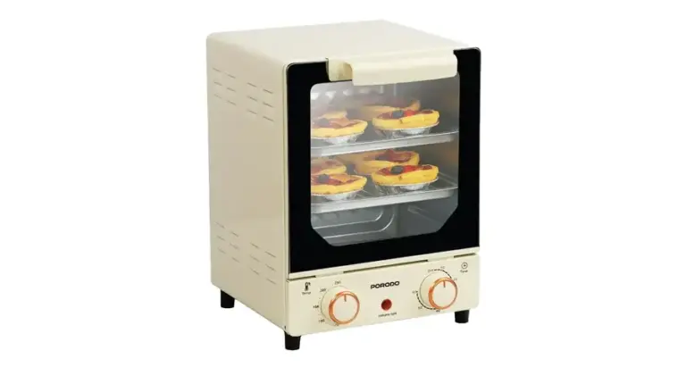 Porodo Lifestyle Vertical Design Temp Glass Mini Oven