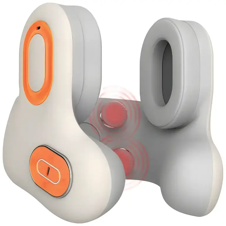 Porodo Lifestyle ZenComfort Neck Pillow with 3D ANC Headphones - Khaki