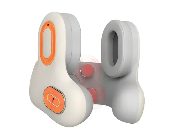 Porodo Lifestyle ZenComfort Neck Pillow with 3D ANC Headphones - Khaki