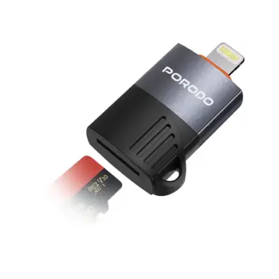 Porodo Lightning | OTG TF Card Reader