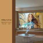 Porodo Lumacast Smart Full HD Projector Auto Focus & Keystone
