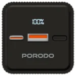 Porodo Lumera 10000mAh Power Bank with Built-In Flashlight