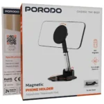 Porodo Magnetic Phone Holder with Adjustable Telescopic Rod