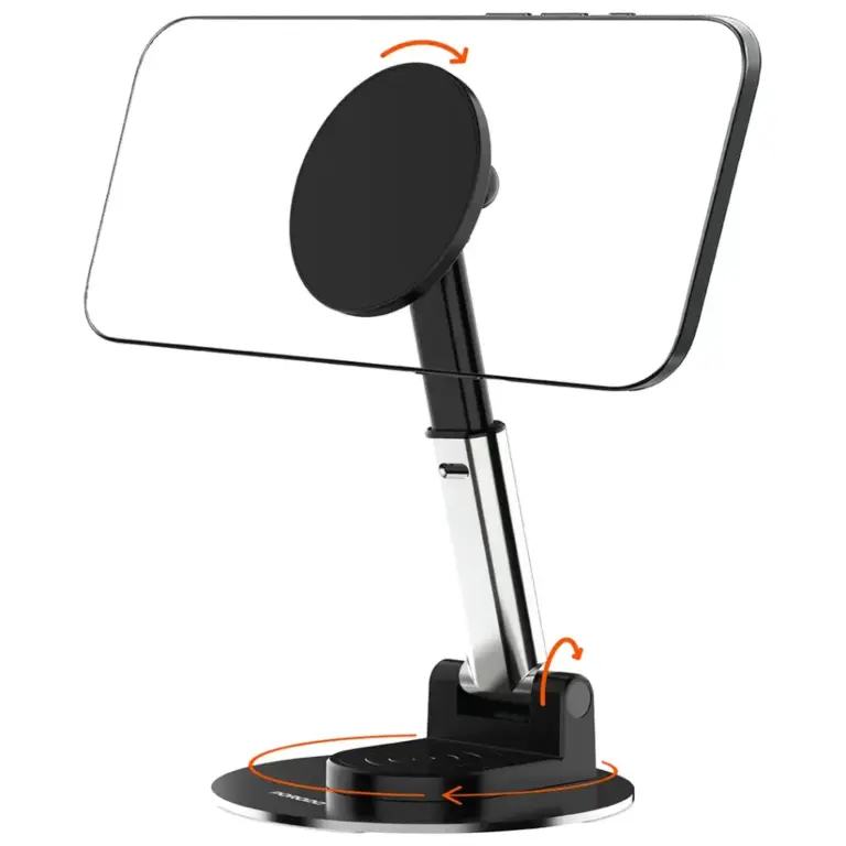Porodo Magnetic Phone Holder with Adjustable Telescopic Rod