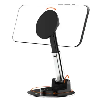 Porodo Magnetic Phone Holder with Adjustable Telescopic Rod