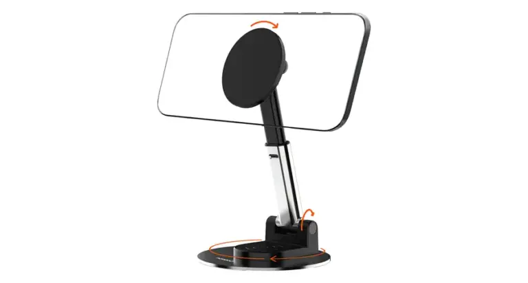 Porodo Magnetic Phone Holder with Adjustable Telescopic Rod