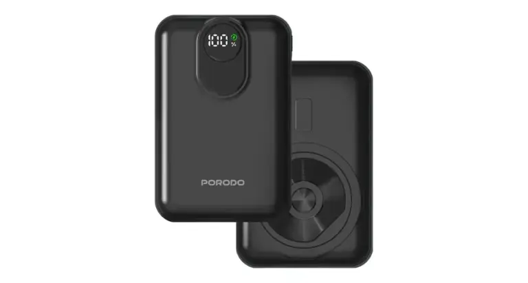 Porodo Magnex 20000mAh MagSafe Power Bank with USB-C & Lightning Port