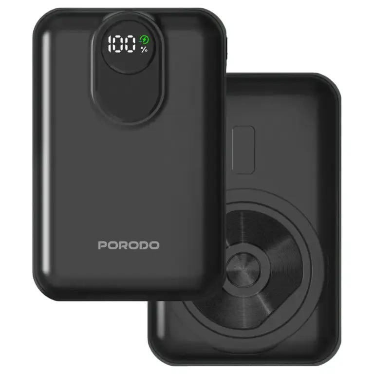 Porodo Magnex 20000mAh MagSafe Power Bank with USB-C & Lightning Port