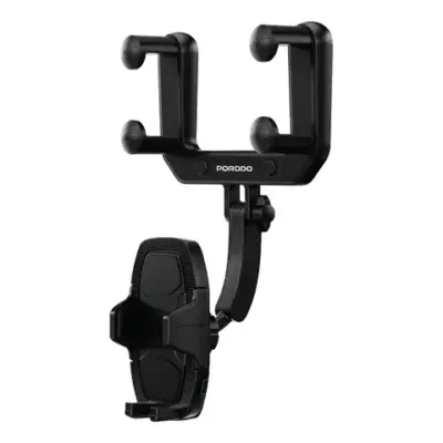 Porodo Mirror-Mounted Phone Holder Bracket with Extendable Arm
