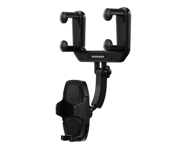 Porodo Mirror-Mounted Phone Holder Bracket with Extendable Arm