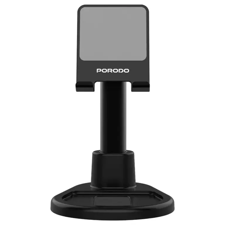 Porodo Multi-Angle Dock Phone & Tablet Stand with Adjustable Telescopic Rod