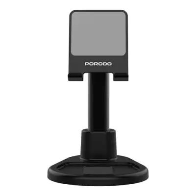 Porodo Multi-Angle Dock Phone & Tablet Stand with Adjustable Telescopic Rod