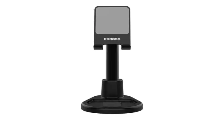 Porodo Multi-Angle Dock Phone & Tablet Stand with Adjustable Telescopic Rod