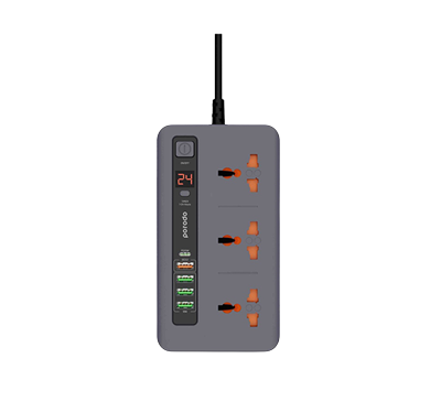 Porodo Multi-Port Power HUB 4 USB-A/USB-C Ultimate Home & Office Kit 2M