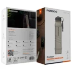 Porodo OneGear with 5000mAh Power Bank with Flashlight & Lighter - Khaki