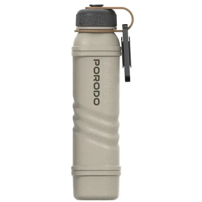 Porodo OneGear with 5000mAh Power Bank with Flashlight & Lighter - Khaki