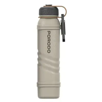Porodo OneGear with 5000mAh Power Bank with Flashlight & Lighter - Khaki