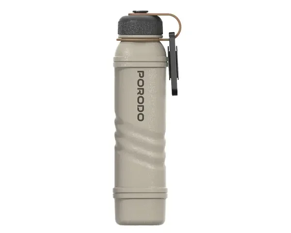 Porodo OneGear with 5000mAh Power Bank with Flashlight & Lighter - Khaki