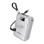 Porodo Petite 20000mAh Power Bank with Integrated Type-C & Lightning Cable