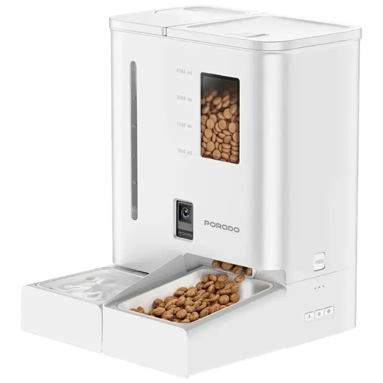 Porodo Petmate Automatic Pet Feeder with Wi-Fi, Camera & App Control