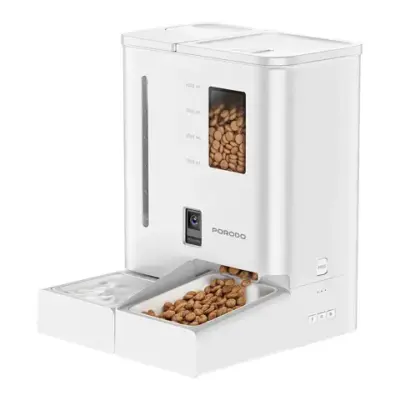 Porodo Petmate Automatic Pet Feeder with Wi-Fi, Camera & App Control