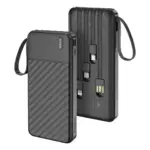 Porodo Piano 10000mAh Power Bank with Integrated Cables