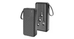 Porodo Piano 20000mAh Power Bank with Integrated Cables