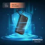Porodo Piano 20000mAh Power Bank with Integrated Cables