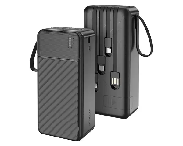 Porodo Piano 30000mAh Power Bank with Integrated Cables