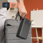 Porodo Piano 30000mAh Power Bank with Integrated Cables
