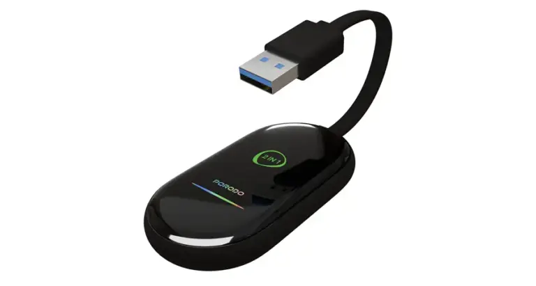 Porodo Play-X Wireless Carplay Adapter with Wi-Fi and Bluetooth Connectivity