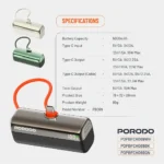 Porodo Pocket Volt 5000mAh Power Bank