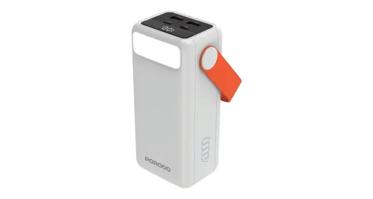 Porodo PortaPower 40000mAh Power Bank with Built-In LED Lighting