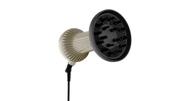 Porodo Portable High-Speed Hair Diffuser and Dryer for Curly Hair - Black & Gold