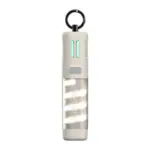 Porodo PowerBeam 5000mAh Power Bank with Built-In Flashlight - Khaki