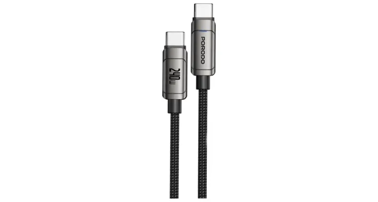 Porodo PowerSync 240W High-Speed USB-C Cable